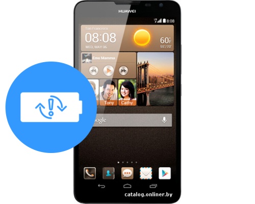 Замена аккумулятора (батареи) HUAWEI Ascend Mate2