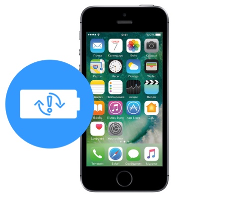Замена аккумулятора (батареи) iPhone SE