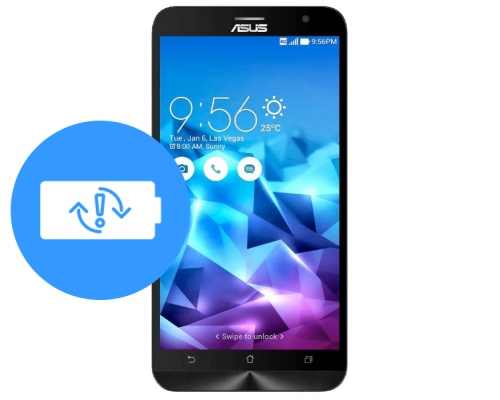 Замена аккумулятора (батареи) ASUS ZenFone 2 Deluxe