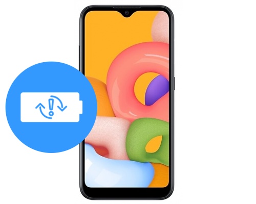 Замена аккумулятора (батареи) Samsung Galaxy A01